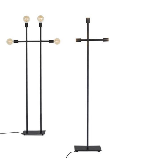 Serax Vloerlamp - Industrieel Design - 161 x 50 x16 cm - Zwart