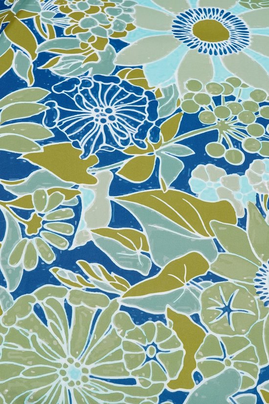 Mica Decorations Bloem Parasol - H238 x Ø220 cm - Blauw