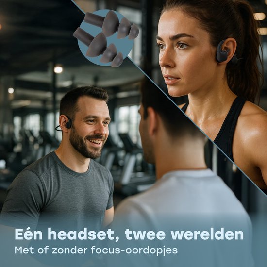 Audyn Bone G2 - Sport Oordopjes - Bone Conduction Hoofdtelefoon - Bluetooth - Open Oor Oordopjes - Draadloos - Waterbestendig - 8GB MP3