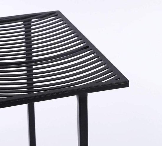 Mica Decorations - Otilia Bijzettafel - Set van 2 - Zwart