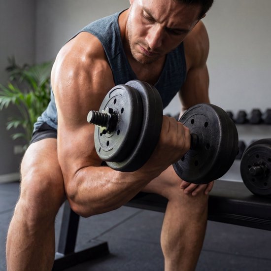 Fitby Dumbbells 20 KG - Dumbbell - Gewichten Set - Verstelbare Dumbells - Halterset - Dumbbell Set