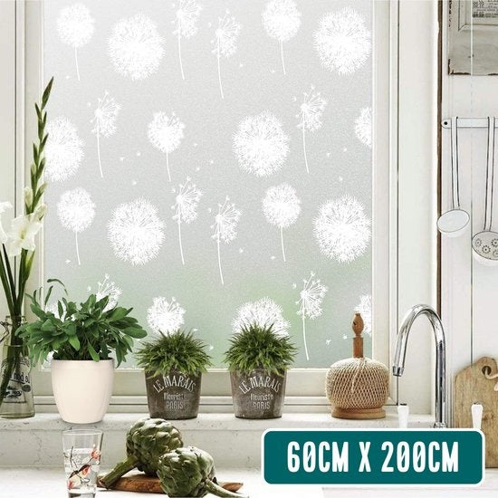 Homewell® Raamfolie HR++ 60x200 - Isolerend & Zonwerend - Anti inkijk - Statisch - Paardenpol