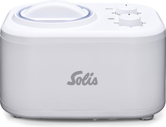 Solis Gelatissima Ijsmachine - Makkelijk in Gebruik - Koelfunctie - Met Verwijderbare Ijsemmer - Ijsmaker - Ice Cream Maker - 1 Liter