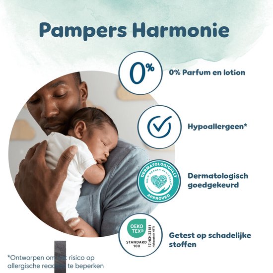 Pampers Harmonie Luiers Maat 2 (4-8kg) 116 stuks
