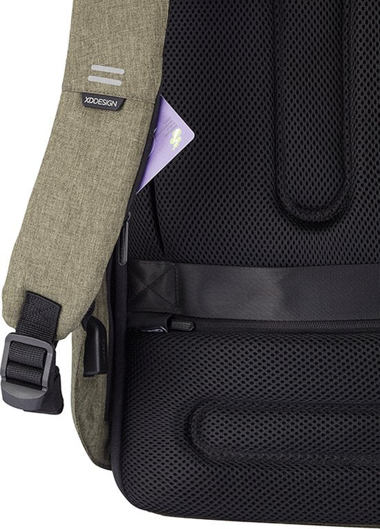 XD Design Bobby Hero Regular - Anti-Diefstal Rugzak 18 liter - Groen