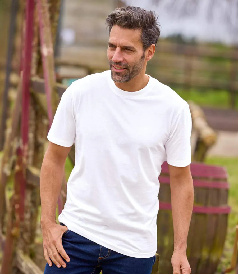4-pack witte T-Shirts Atlas