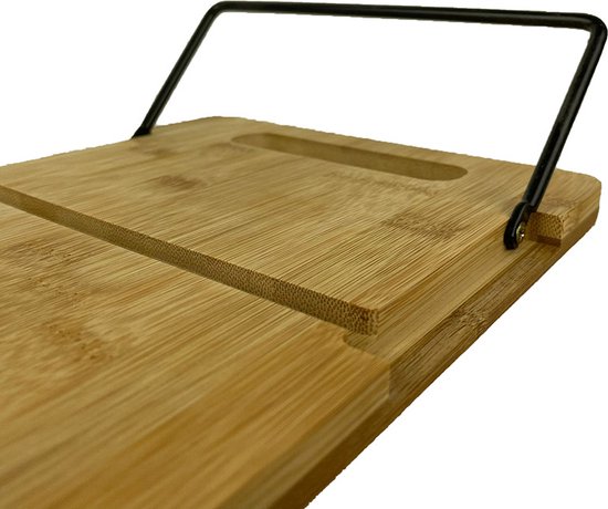 Bamboe uitklapbare Serveerplank - Tapas - Ontbijttafel 48x20cm