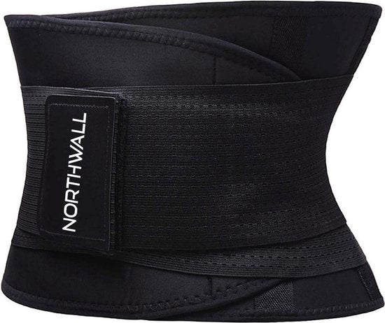 Northwall® Rugbrace voor Onderrug - Rug Corrector voor Onmiddelijke Pijnbestrijding, Rugondersteuning & Draagcomfort - Postuur Corrector - Rugband Zwart XXL (Taille: 121 - 140 cm)