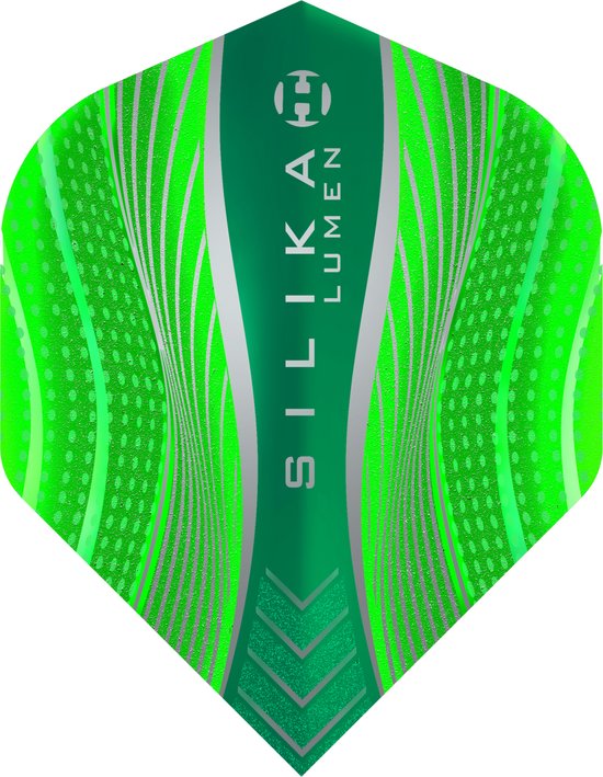 Harrows Silika Lumen NO2 Groen Sterke Kristallijne Gecoate - Dart Flights