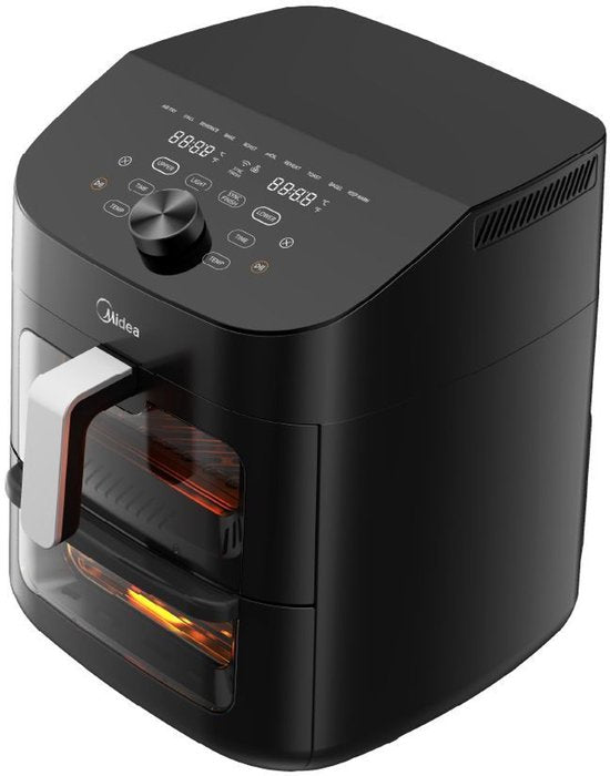 Air fryer MF-CY110A - Heteluchtfriteuse - dubbele stapel - overlappende heteluchtfriteuse - slimme wifi-synchronisatie met Alexa - 11L XL verticaal ruimtebesparend ontwerp - 10-in-1 mandgrillpan - geschikt voor 3 tot 8 personen - 2400 W