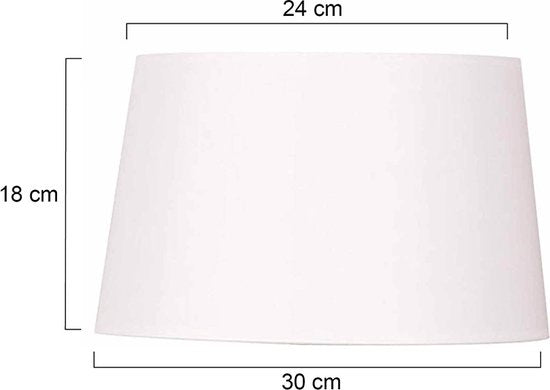 Lampkap Mexlite Gramineus - Wit