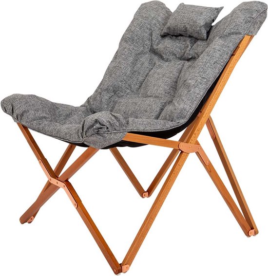 Bo-Camp - Urban Outdoor - Relaxstoel - Bloomsbury Comfort - Grijs