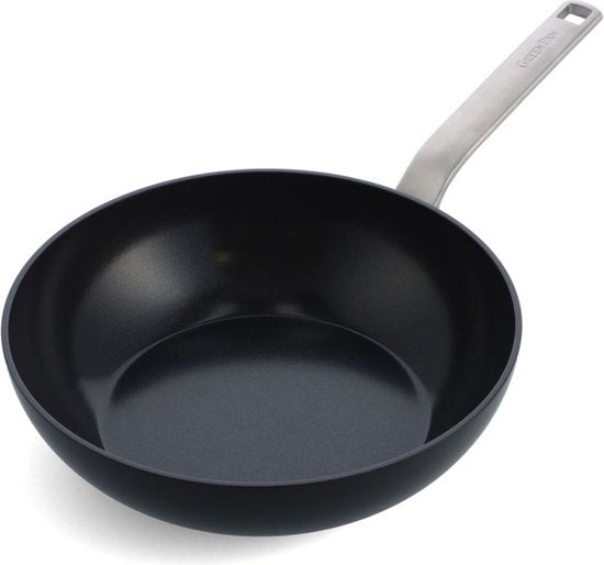 Greenpan Evolution Eco Wokpan - Ø28cm - Keramische Antikleeflaag - PFAS vrij