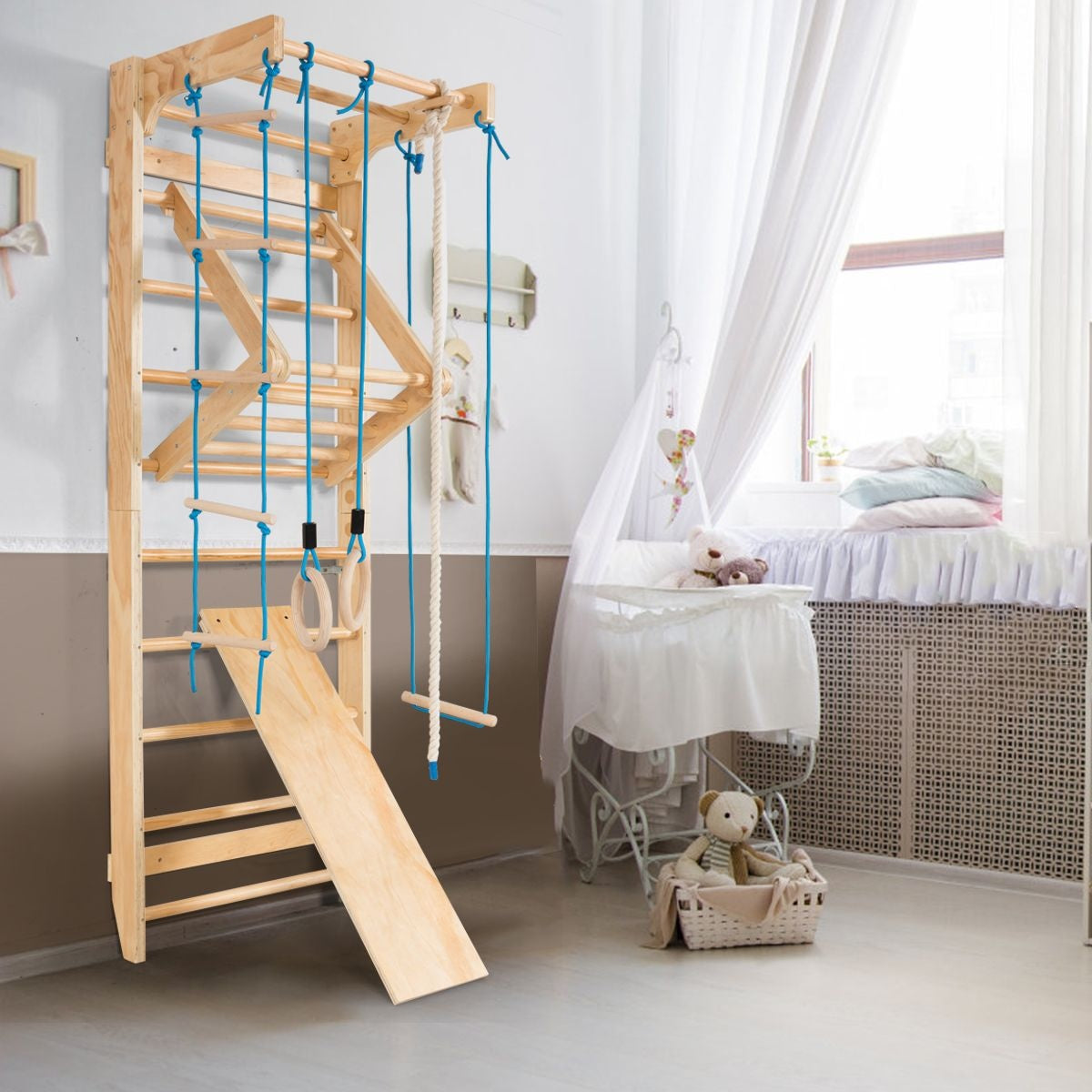 Coast Wandklimrek - Turnrek - 80 x 60 x 220cm - Hout