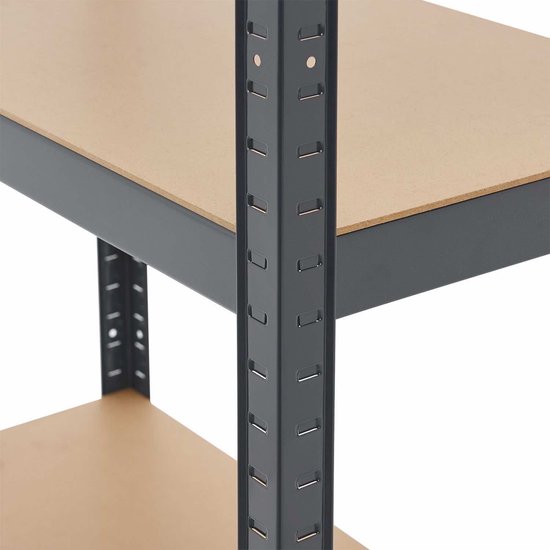 2 stuks Magazijnstelling / Opbergrek - Easy - 160 x 80 x 40 cm - Grijs