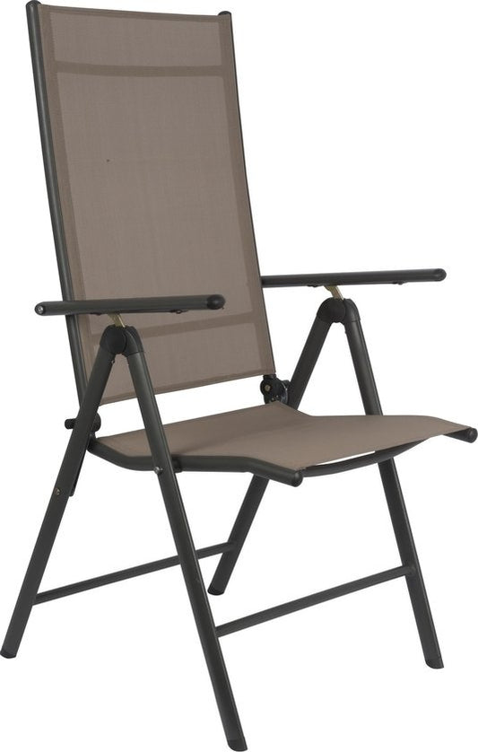 Lifetime Garden Stoel Santiago - Set van 2 - In 7 Posities verstelbaar - Taupe