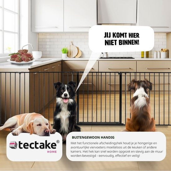 tectake® - Openhaardhek veiligheidshek haardscherm- Agni - 5 elementen - stabiel en veilig - 403569
