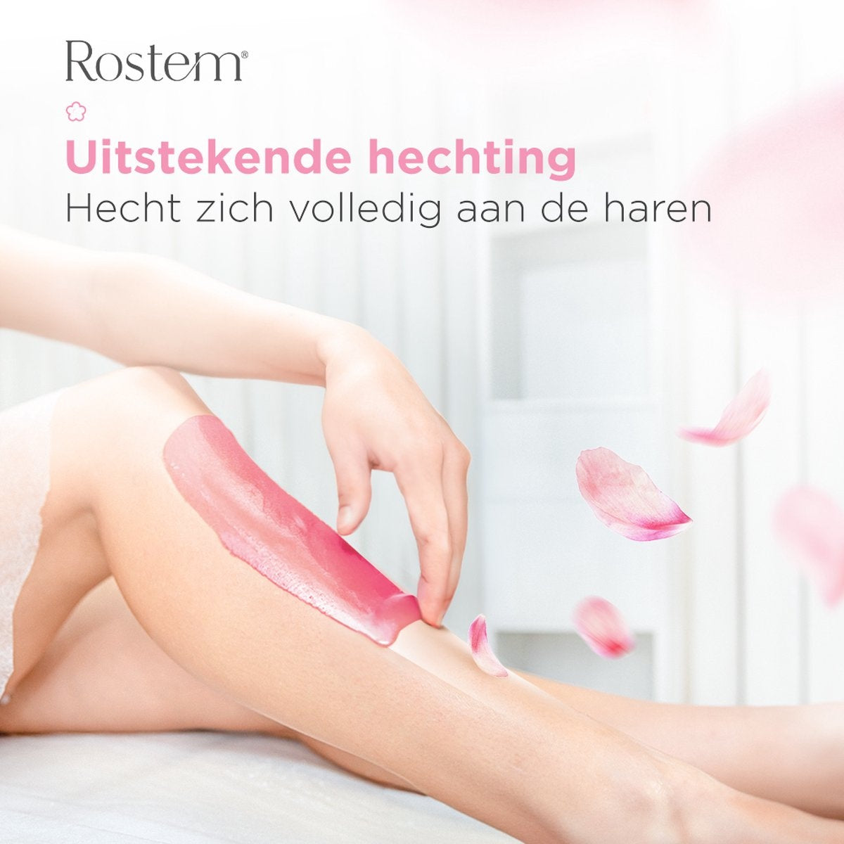 Rostem® Luxe Harskorrels - Hard Wax Beans - Hotwax - Wax Bonen - Pink Rose 1KG - Incl. 10 Spatels