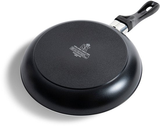 BK Vivid Koekenpannenset 2-delig - 24/28cm - PFAS-vrije antikleeflaag – Koekenpan inductie – Keramische koekenpan - Ovenbestendig tot 160°C – Koudgrepen - Zwart