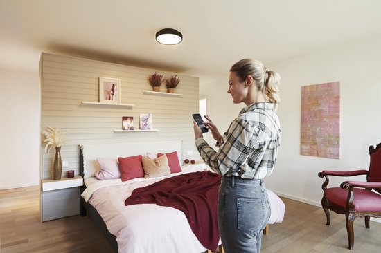 LEDVANCE Armatuur: voor plafond, DECORATIEVE PLAFOND BACKLIGHT MET WIFI TECHNOLOGIE / 28 W, 22-…24- V, stralingshoek: 11-, RGBTW, 3-65- K, behuizingsmateriaal: staal, IP2-