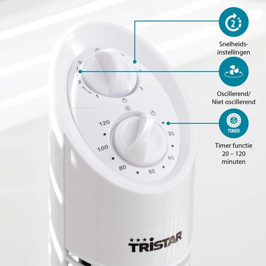 Tristar VE-5905 Torenventilator – 73 centimeter – Timerfunctie