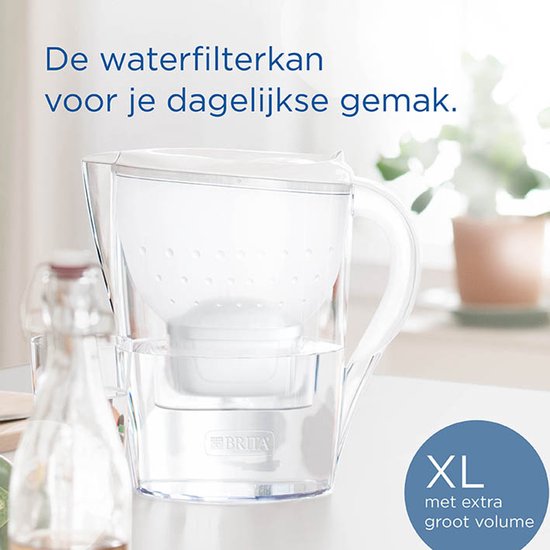 BRITA - Waterfilterkan - Marella XL - 3,5L - Wit - incl. 1 MAXTRA PRO ALL-IN-1 filterpatroon