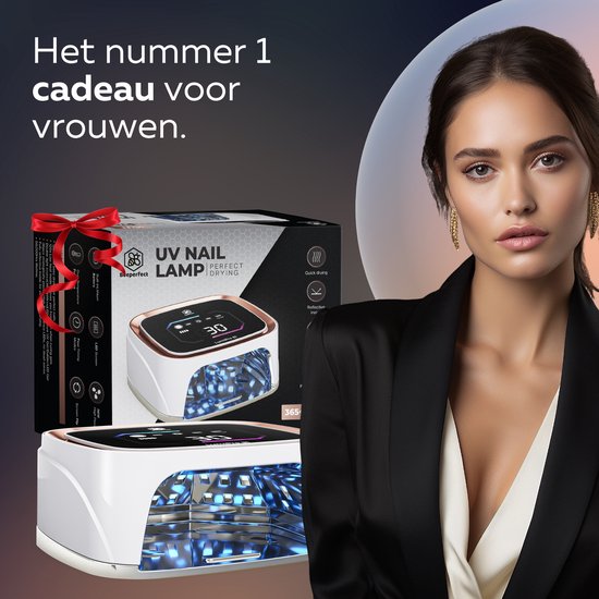 Beeperfect® UV Lamp Gelnagels - Nagellamp - UV Led - Nageldroger - Draadloos - Reflecterende binnenkant - Rose Goud