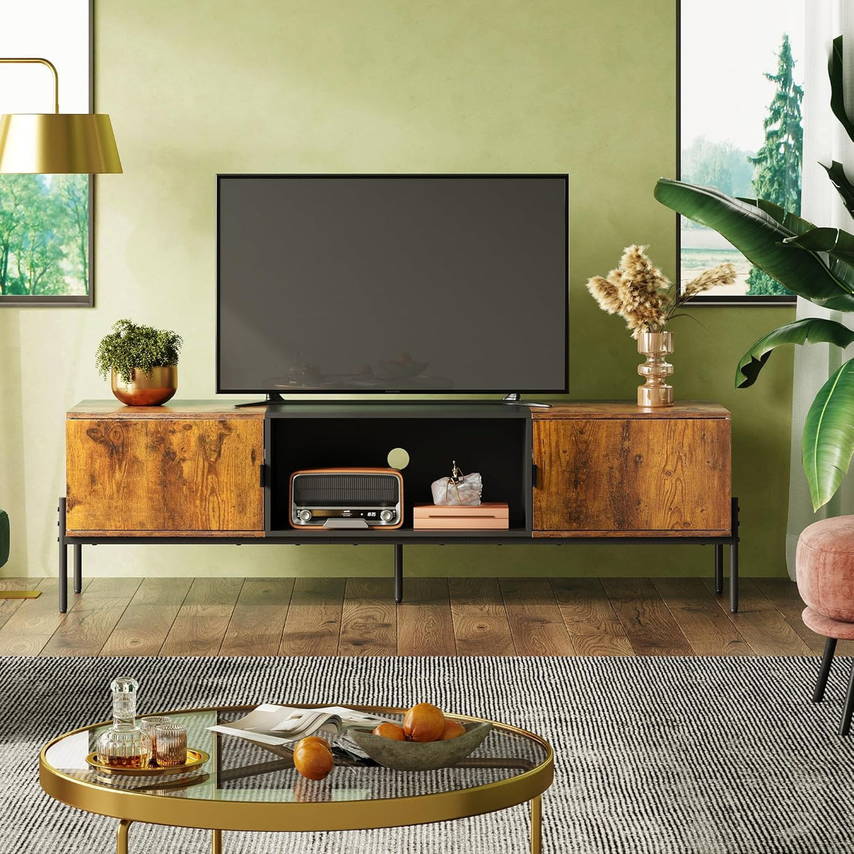 WLIVE tv-meubel met open vakken - 147 × 37 × 43 cm