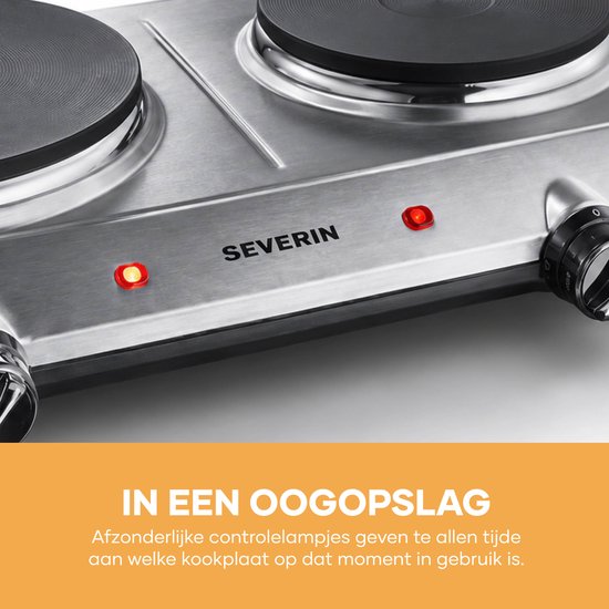 Severin DK 1014 Dubbele kookplaat