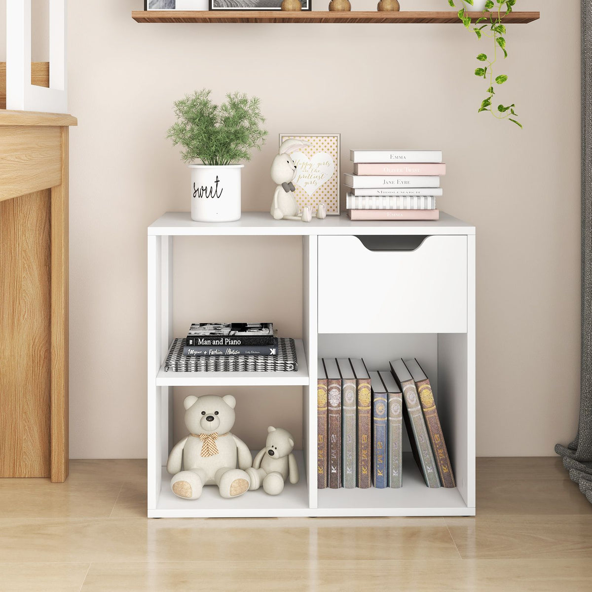 Coast Opbergkast - Vierkant - Open - 60 x 30 x 58 cm - Wit