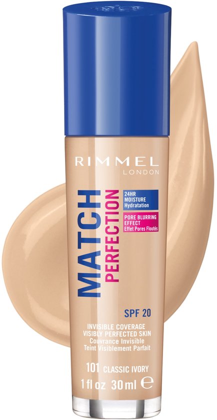 Rimmel Match Perfection Foundation - 101 Classic Ivory