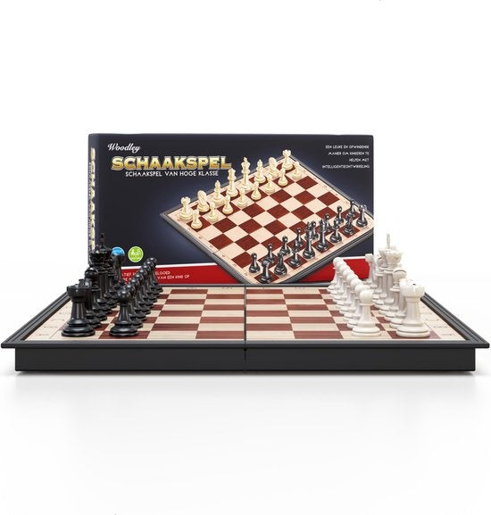 Magnetisch Schaakbord met Schaakstukken - Opklapbaar Schaakset - Chess Set