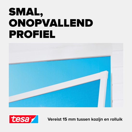 tesa ALU COMFORT 55195-00002-00 Vliegenhor (b x h) 1200 mm x 1500 mm Wit 1 stuk(s)