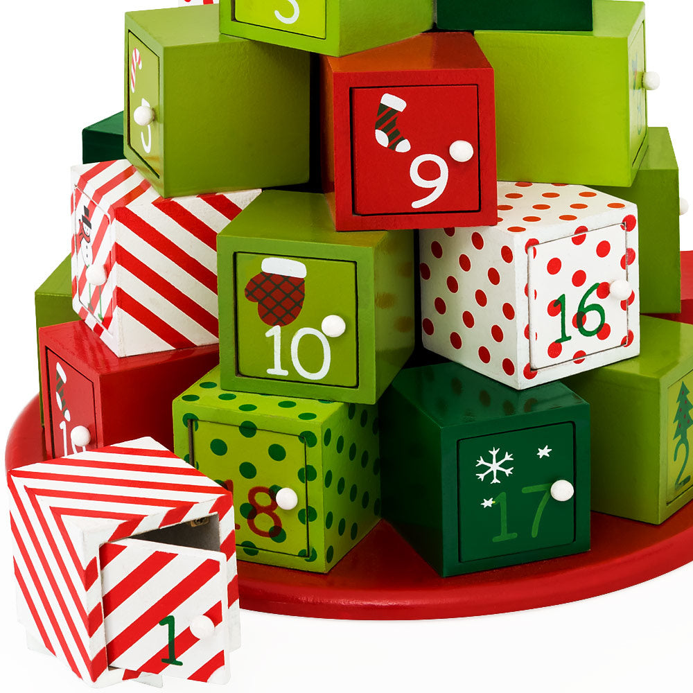 Spielwerk Herbruikbare Adventskalender - Cadeauberg 24 Deuren