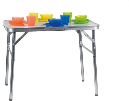 Camp Active Campingtafel - Opvouwbaar - 2 Hoogtes - 75 x 55 x 25-59 cm