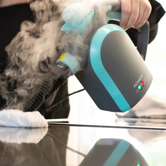 Achaté Handstoomreiniger – 12-in-1 & Incl. Accessoires – 450 ml – 1000 W – Grijs