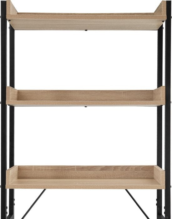 tectake Badkamerrek Seattle 67 x 25 x 165,5 cm Industrieel licht hout, eiken Sonoma - 404864