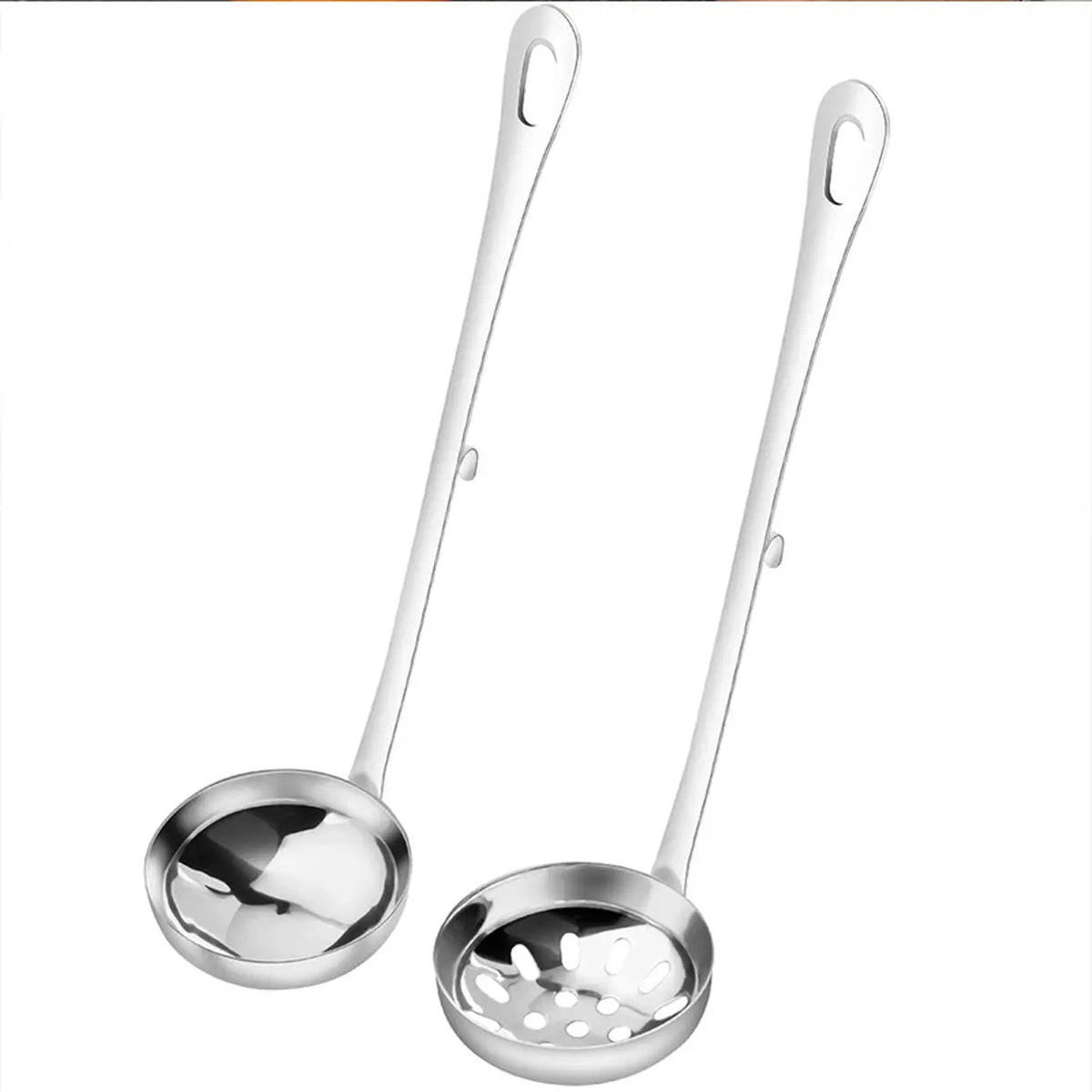 Maxcook hotpotlepelset - soeplepel en schuimspaan - RVS - 2-delig