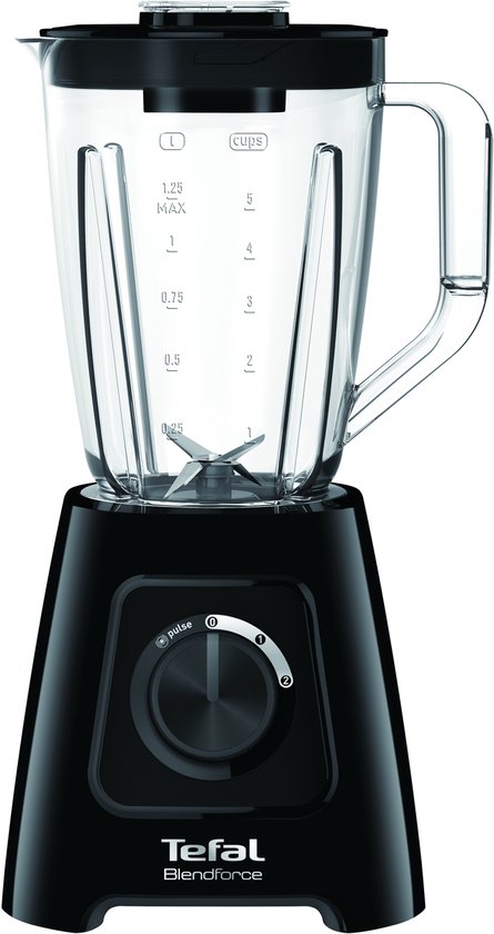 Tefal BlendForce II BL4208 - Blender - 1.25L - 600W - Smoothie maker - Pulse functie
