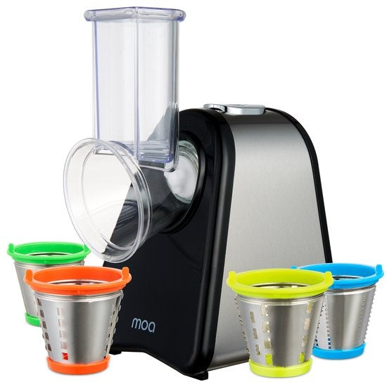 MOA Groentesnijder - Salademaker - Multifunctioneel - Elektrische Rasp - foodprocessor - Hakmolen - SM903