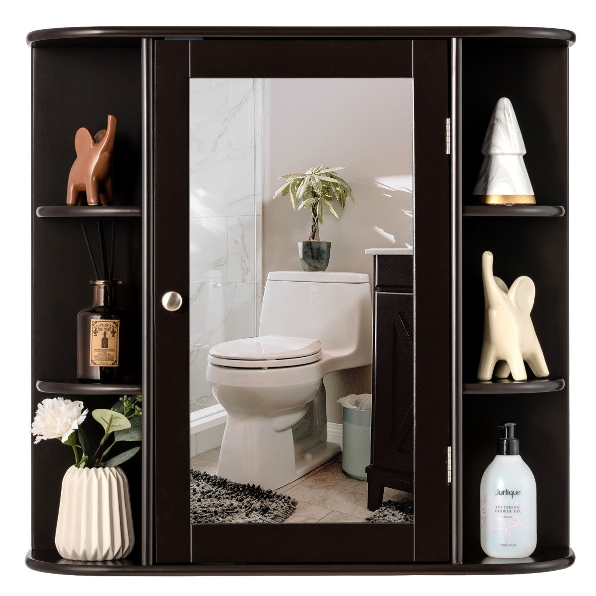 Coast -Badkamer - Medicijnkast - Bruin - 66 x 16,7 x 63 cm