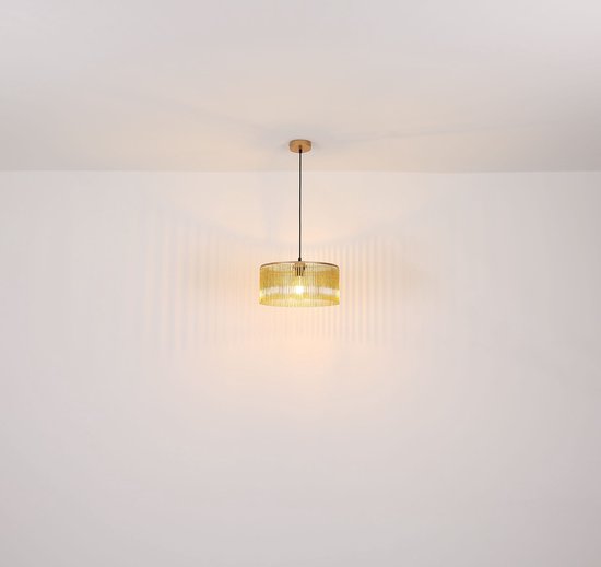 Globo - plafonnière - LEEDS - zwart - glas - Ø 35cm - E27 - 63080108