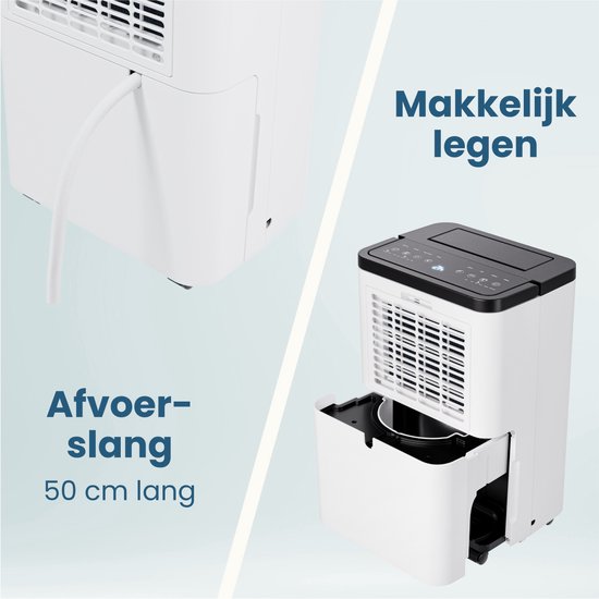 Auronic Luchtontvochtiger - Compact Pro Plus - 20L - Vochtvreter voor in Huis - Wit