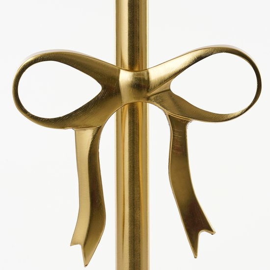 Bijzettafel - H57 x Ø25 cm - Gerecycled aluminium - Goud