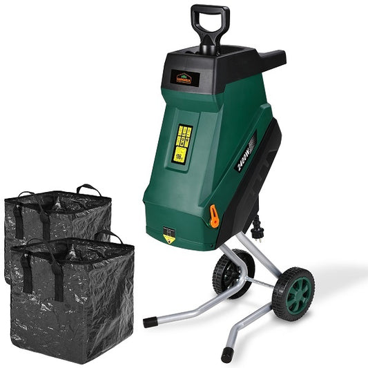 Gardebruk Hakselaar Compact d 2x 50L Zak 2400W Elektrisch - Groen