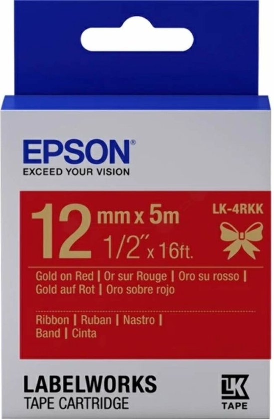 Originele Inktcartridge Epson LK-4RKK Rood