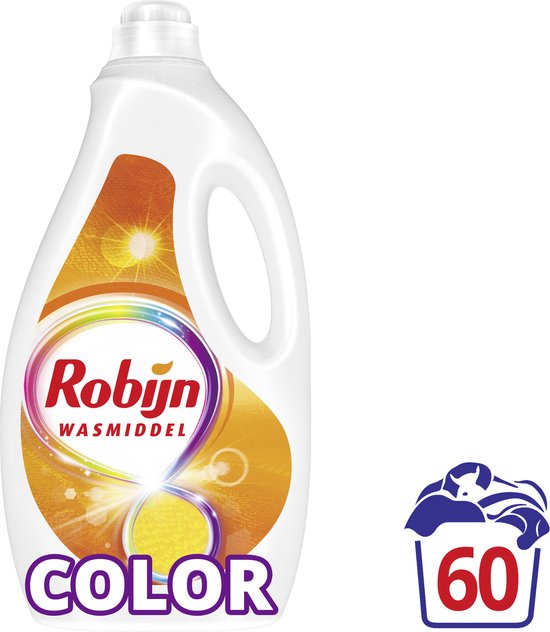 Robijn - Vloeibaar Wasmiddel - Color - 60 Wasbeurten