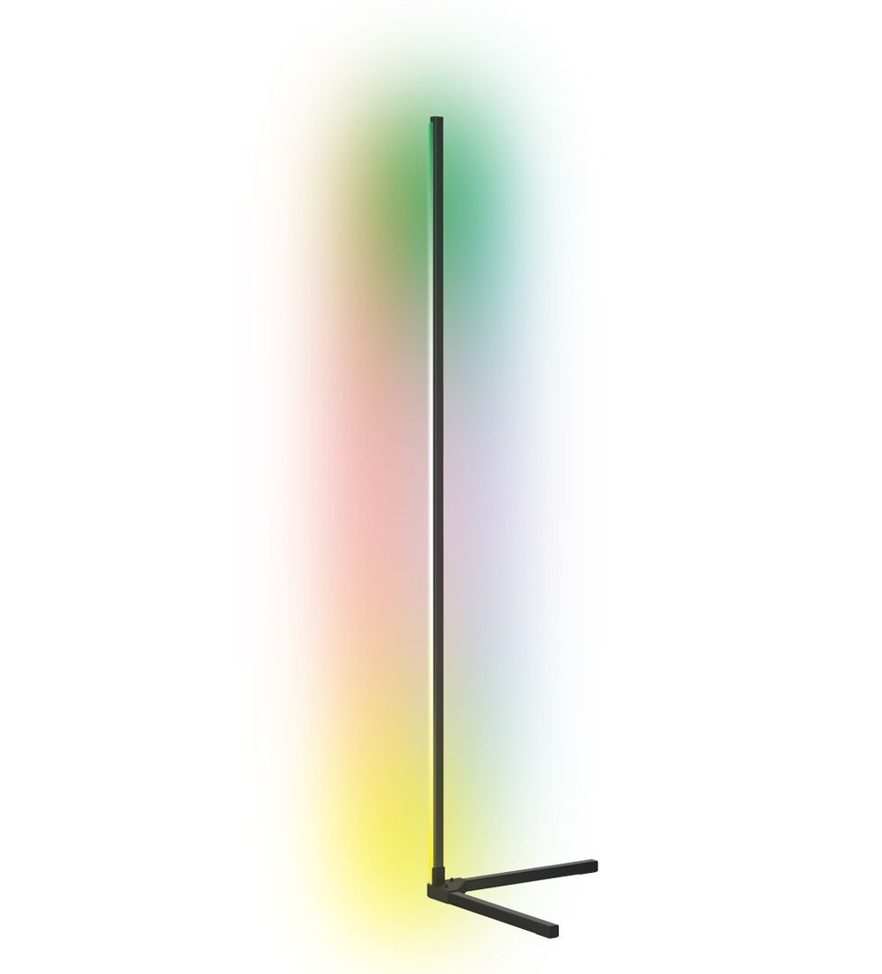 AYD Home RGB Hoeklamp - 2 Meter USB Kabel - Bluetooth - 10+ Standen - Zwart