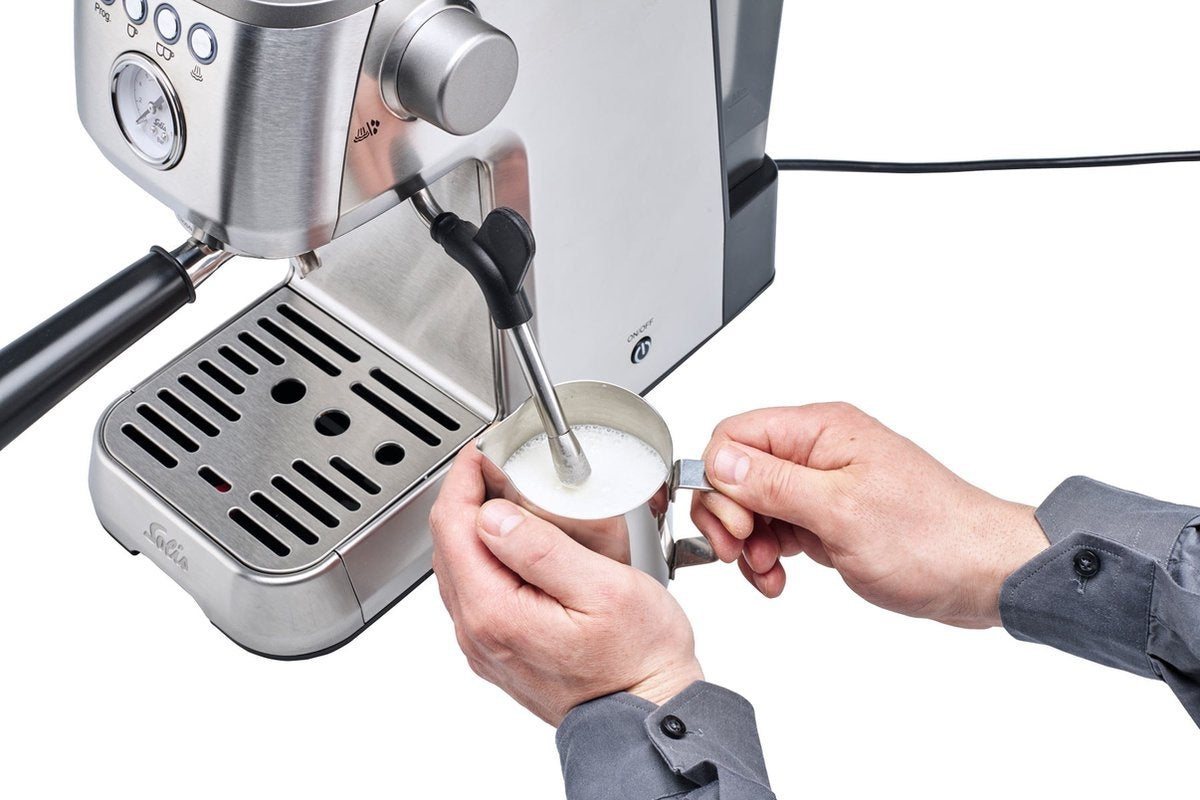 Solis Barista Perfetta Plus 1170 V2 – 1700W Piston Espresso Machine – Espresso & Cappuccino – Zilver
