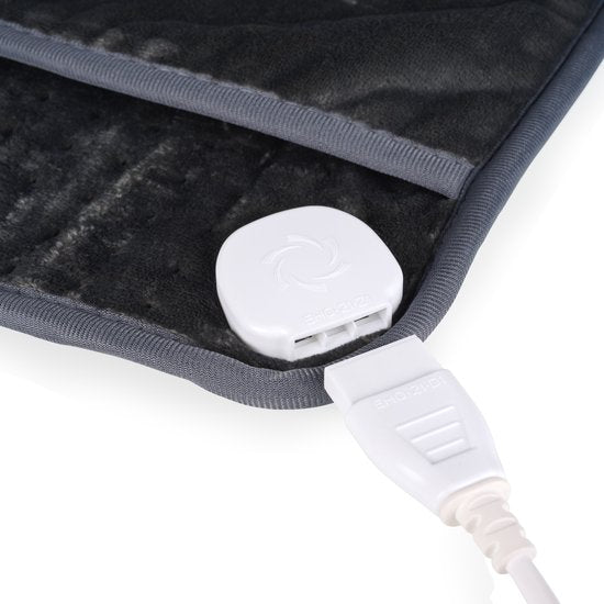 Tristar BW-4771 Elektrische Hand- en Voetwarmer – 6 Warmtestanden – Wasbaar – 42x32cm – Fleece – Automatische Uitschakeling - Grijs